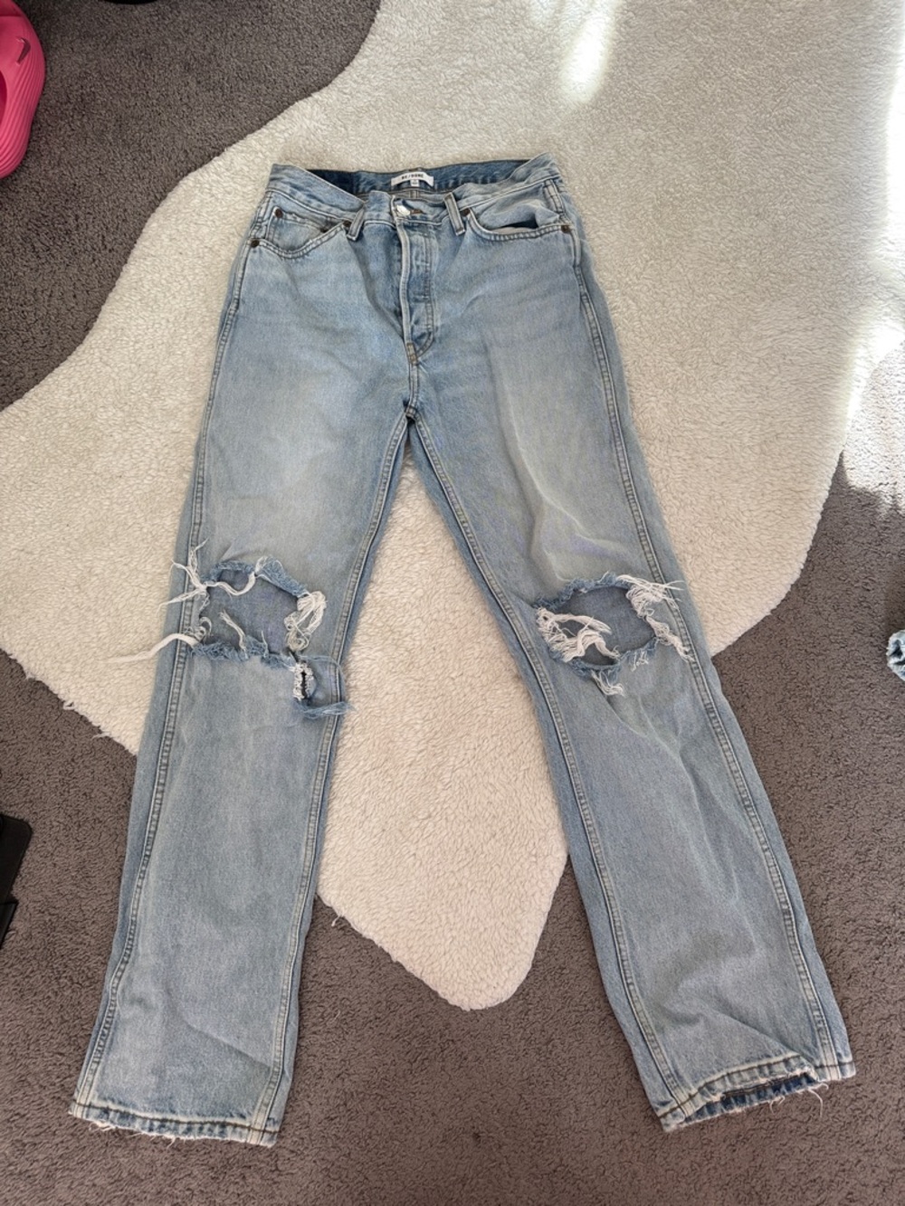 Re/Done Light Blue Denim Jeans
